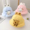 Cartoon Animal Ears Baby Bucket Hat Cute Soft Cotton Infant Boy Girl Fisherman Cap Casual Toddler Kids Sun Hats. 