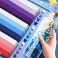 540PCS Gradient Color Star Origami Paper Art Craft Paper DIY Handmade Star Paper Strip Double Side ucky Stars Folding Paper. 