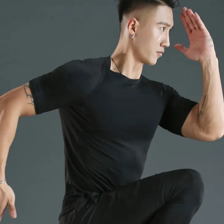 Men's%20compression%20running%20T-shirt%20fitness%20tight%20short%20sleeved%20T-shirt%20training%20jogging%20shirt%20gym%20sportswear%20quick%20drying%20-%20Image%202