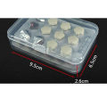 5PCS Transparent Plastic Box Jewelry Packaging Component For Receiving Box ID Card Jewelry Rectangle Home plastic storage box. 
