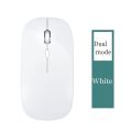 Tablet Phone Computer Bluetooth Wireless Mouse Charging 2.4G USB Wireless Mouse Portable Mouse. 