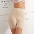 Flarixa Seamless High Waist Shorts Panties For Women Tummy Control Hip Lift Ice Silk Safety Pants Underwear Boyshorts Boxer. 