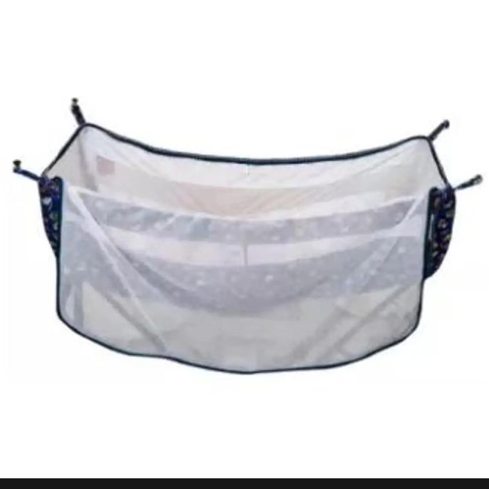 Cralde cover / jholi / Chatiya With Mosquito Net In Multicolour