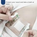 Baby Navel Patch Transparent Tape PU Film Adhesive Plaster Waterproof Fixation Tape Umbilical Protection Patch Bandaids Bandages.