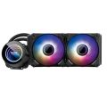 DARK FLASH TWISTER DX 240 LIQIUD COOLER (BLACK COLOR). 