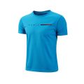 Running T-Shirts Men's Exercise Short Sleeve Print Casual Quick Dry Mens Jogging Sport T-Shirts Gym Trend Tees Summer Hot Sales. 