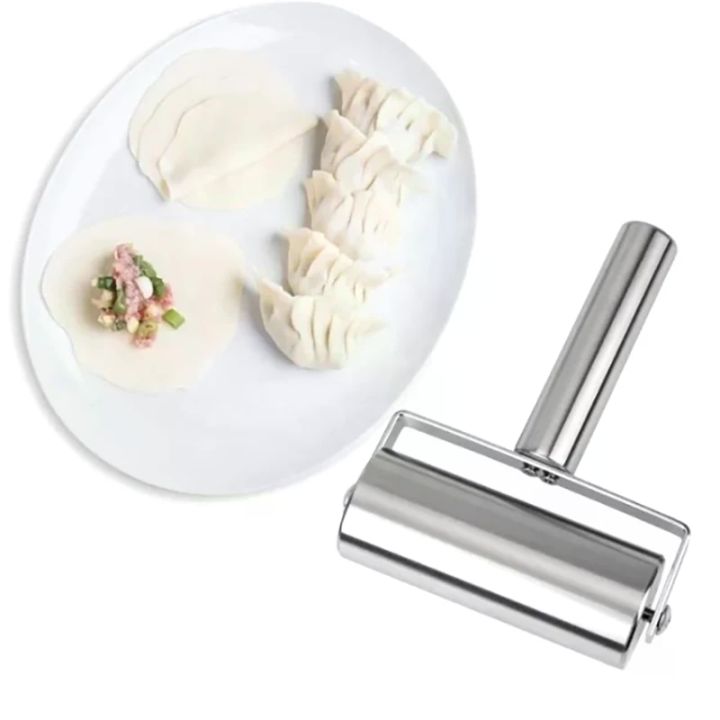 Stainless Steel Double Head Rolling Pin Non-stick Dough Pastry Roller ...