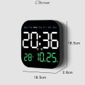 Digital Wall Clocks Temperature Date Week Dispaly Electronic Table Clock 12/24H Wall-mounted LED Alarm Clock Remote Control. 