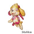 Paw Patrol Cartoon Dog Balloon Ryder Chase Skye  Aluminum Film Balloon Toys Children's Birthday Party Decoration. 