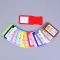 There are 2 types, 33 colors, sliding cover, work card holder, student ID card, employee label, gzkt card holder.. 