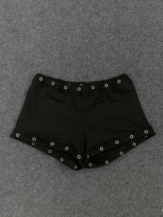 Summer%20New%20European%20and%20American%20Style%20High%20Street%20Punk%20Gothic%20Style%20Slim%20Fit%20Women's%20Y2K%20Shorts%20Aesthetic%20Hot%20Girl%20Shorts%20-%20Image%203