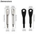 Portable Phillips Slotted Screwdriver Set Key Ring Keychain Mini Pocket Keyring Cross Screw Driver Repair Tool Gadget EDC Small. 