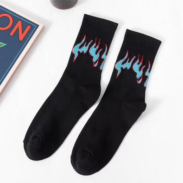 5%20pairs%20of%20children's%20spring%20and%20autumn%20season%20flame%20jacquard%20trendy%20socks,%20cute%20socks,%20tight,%20comfortable,%20breathable,%20suitable%20-%20Image%203