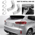 Stainless Steel 24mm Flexible Diesel Heater Exhaust Pipe with Clamps, 2PCS Aquecedor 12V Para Carro Deisel Heater.