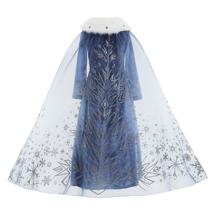 Elsa%20Dress%20for%20Girl%20Princess%20Birthday%20Party%20Winter%20Costume%20Kids%20Cosplay%20Frozen%20Evening%20Long%20Sleeve%20Clothes%20Snow%20Queen%20-%20Image%204