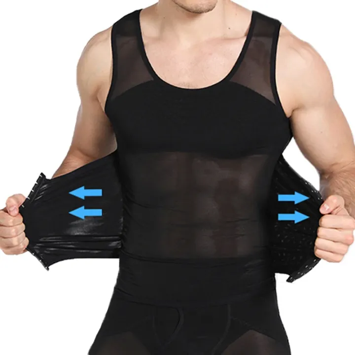 Mens%20Compression%20Vest%20Body%20Shaper%20Abdomen%20Tummy%20Slimming%20Sheath%20Shapewear%20Gynecomastia%20Underwear%20Corset%20Waist%20Trainer%20Tank%20Tops%20-%20Image%205