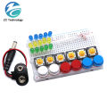 Smart Electronics Starter Kit For arduino uno r3 mini Breadboard LED jumper wire button. 