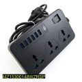 Smart Extension Board has 3 Power Sockets Plus 6 USB Smart Ports For Mobile Charging.. 