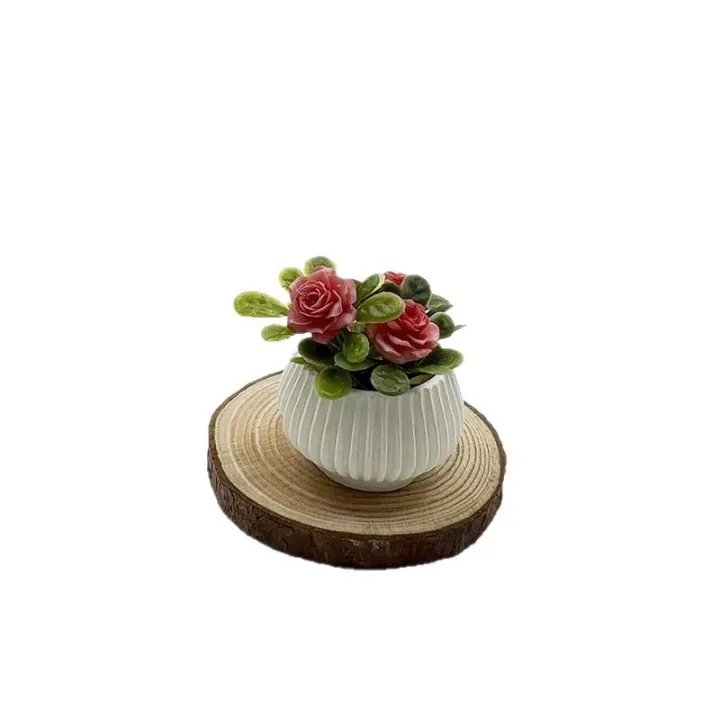 1Pcs%20Doll%20House%20Living%20Room%20Scene%20Decoration%20Mini%20Rose%20Plant%20Potted%20Plants%20Model%20Miniature%20Landscape%20Handicrafts%20-%20Image%203