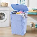 jumbo size New Laundry Basket Plastic Mesh Dustbin for Kitchen Decent Design For Washing Clothes. 
