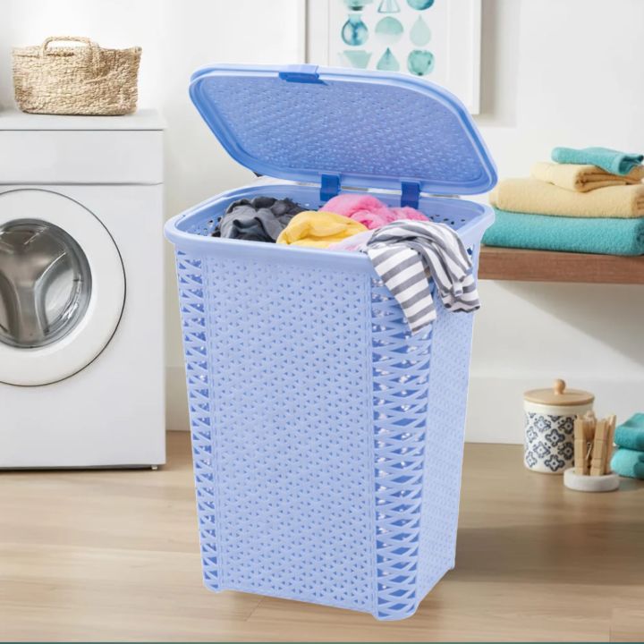 jumbo%20size%20New%20Laundry%20Basket%20Plastic%20Mesh%20Dustbin%20for%20Kitchen%20Decent%20Design%20For%20Washing%20Clothes%20-%20Image%202
