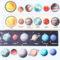 New Montessori Wooden Toys Eight Planets Puzzle Earth Sun Solar System Planets Planets Cognition Educational Toys Children .