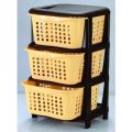 3 layer vegetable aqua plastic drawer rack vegetables rack drawer Fruits rack 3 layers vegetables rack drawer Plastic rack Kitchen Rack drawer Kitchen plastic rack 3 drawer high quality kitchen cabinets. 