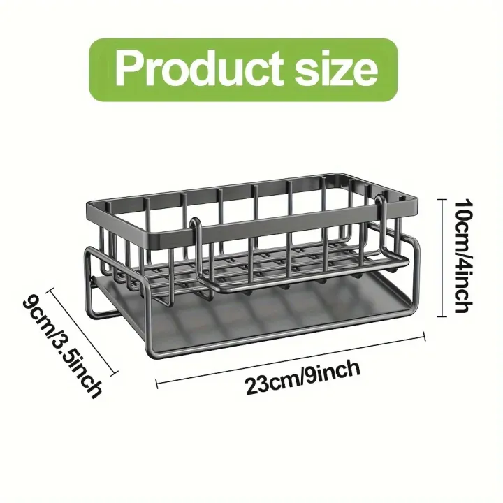 Sponge%20Holder%20for%20Kitchen%20Sink,%20Plastic%20Auto%20Draining%20Kitchen%20Sink%20Organizer,%20Sink%20Caddy%20with%20Removable%20Brush%20Holder%20-%20Image%203