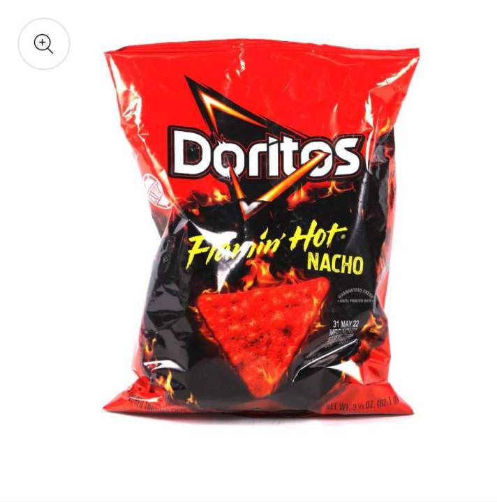 DORITOS CHIPS FLAMING HOT NACHO 92.1 GM