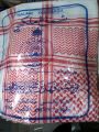 Falasteeni Rumaal - Embroidered Red and Black or plain White Rumaal - Arabic Shemagh. 