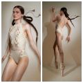 Ballet Leotard for Women Just A Corpse White Swan Style Professional Dance Team Gymnastics Coverall Practice Dancing Clothes.