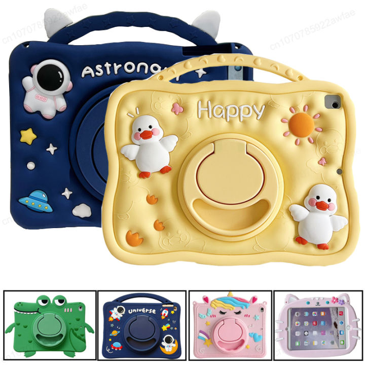 Case For Tab A9 Plus S9 FE S8 S7 11 inch A8 10.5 A7 S6 Lite 10.4 A 10.1 8.0 T290 Kids Cartoon Tablet Stand Cover