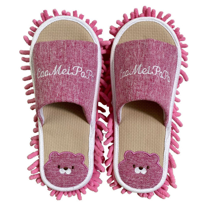 1%20Pair%20Microfiber%20Cleaning%20Mop%20Slippers%20Washable%20Floor%20Cleaning%20House%20Mop%20Shoes%20Dusting%20Slippers%20Dirt%20Removal%20Tool%20Supplies%20-%20Image%203