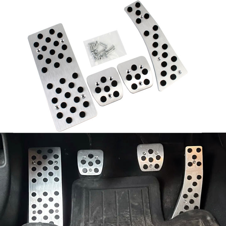 For Honda Civic 8 8th Gen Sedan 2006~2011 2008 Manual MT Aluminum  Car Foot Pedals Accelerator Brake Non-slip Pedal Pad 4pcs