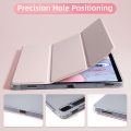 Case for   Tab S9 FE 11 S8 S7 Plus FE 12.4in S6 Lite Transparent Back Tablet Cover for Tab with Pencil Holder. 