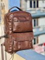Best Leather Bag For Unisex| Backpack Genuine PU Fabrics For College And Office Purposes. 
