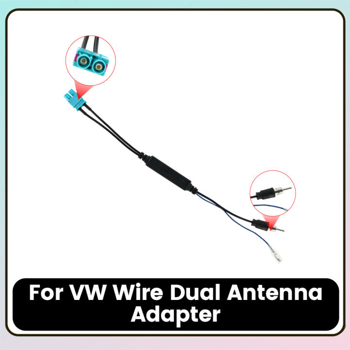 MEKEDE%20Car%20Radio%20Dual%20Antenna%20With%20Amplifier%20Adapter%20For%20Volkswagen%20Skoda%20Octavia%20Golf%205%206%20Touran%20Passat%20B6%20Polo%20Jetta%20MK5%20MK6%20-%20Image%205