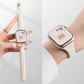 Slim Silicone Strap For Apple Watch Band 45mm 44mm 40mm 41mm 42-38mm sport bracelet iwatch series 8 7 se 3 4 5 6 9 10 46mm 49mm.