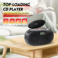 CD/MP3 Player Boombox with Bluetooth AM FM Radios and USB/MP3, Bass Boost, AC DC Power.