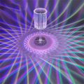 Rechargeable Diamond Crystal Table Lamp Acrylic Desk Decor Atmosphere Lamp LED Bedside Night Light For Bedroom/Living Room. 