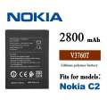 Nokia C2 Battery TA-1204 TA1233 V3760T -A Grade Battery-2800mAh. 