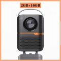 HONGTOP P10 Android Smart Projector 1280*720P 4K WIFI 10000 LUMENS 4GB/64GB & 2GB/16GB BT5.0 1080P Home Cinema Outdoor Portable Beamer. 