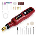 3.7V Cordless Rotary Tool USB Mini Drill Power Rotary Tool for Jade Engraving, Sanding, Polishing, Carving, Cutting, DIY Crafts. 