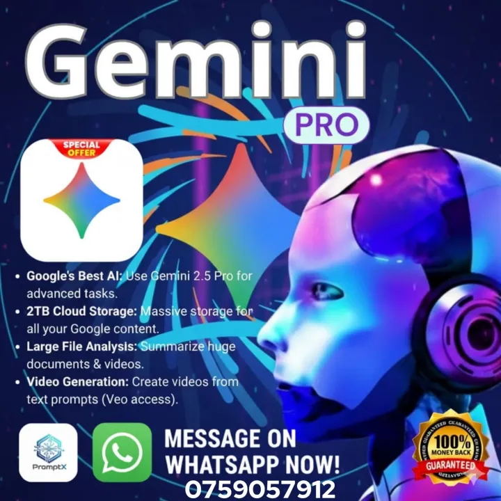 Gemini Pro + 2TB Google One Storage for 1 Year | Google AI Pro ...