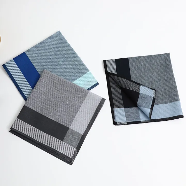 3%20Packs%20of%20Men's%20Handkerchiefs,%20Cotton%20Yarn-Dyed%20Plaid%20Handkerchiefs,%20Soft%20and%20Comfortable%20Sweat-Wiping%20Handkerchiefs,%20Gentleman%20Flap%20Pocket%20Pants%20Squares,%20Groom's%20Gifts,%20Great%20Gifts,%20Wedding%20Supplies%20-%20Image%205