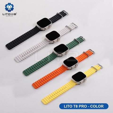 LITO T8 Pro Smart Watch HD Full Screen Waterproof BT Call Fitness Tracker Ultra Watches Man Woman For Android IOS