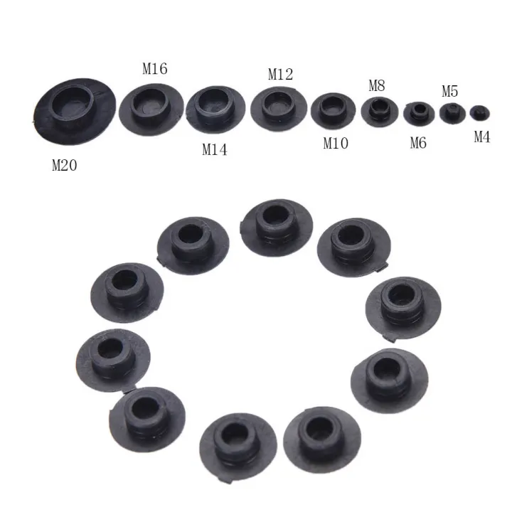 100PCS%20M4/M5/M6/M8/M10%20Black%20Hex%20Socket%20Allen%20Bolt%20Screw%20Nut%20Hexagon%20Head%20Cover%20Cap%20Protector%20-%20Image%204