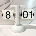 Modern Automatic Page Turning Flip Clock Digital Table Clock for Home Office Decor Technological Sense Page Flipper. 