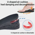 Height Increase Insole Invisible Heightening Template Air Cushion Shoe Inserts Variable Height Insoles Adjustable Cut Foot Pad. 