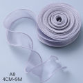 9Meter Sheer Silk Ribbon Satin Ribbons For Gift Wrapping Decoration Valentine’s Day Wedding Bouquets Wreath Sewing Supplies. 